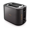 Philips 2 Slice Bread Toaster, 950W, Black/Copper, HD2650/31