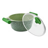 Prestige Essentials Granite Casserole With Lid + Fry Pan 26cm Green