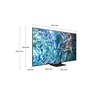 Samsung 75 inches QLED 4K Smart TV, Black, QA75Q60DAUXZN