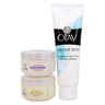 Olay Natural White Day Cream 50 ml + Night Cream 50 ml + Face Wash 100 ml