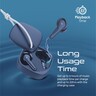 Promate Bluetooth Earbuds, Ergonomic-fit True Wireless Enc Headphone With 4 Built-in Noise Cancelling Mics, 22h Playtime, 300mah Charging Case And Smart Touch-control Freepods-3, Blue