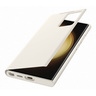 Samsung S23 Ultra Smart View Wallet Case, Cream, EF-ZS918CUEGWW