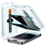 Spigen GLAStR EZ FIT designed for iPhone 14 PRO Privacy Screen Protector Premium Tempered Glass with Auto Align technology - 2 Pack