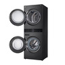 LG 24'' Wash Tower, 12/10 kg, Black Steel, W4W8BVKKZHM