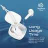 Promate Bluetooth Earbuds, Ergonomic-fit True Wireless Enc Headphone With 4 Built-in Noise Cancelling Mics, 22h Playtime, 300mah Charging Case And Smart Touch-control Freepods-3, White