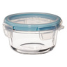 Anchor Hocking Round Glass Container with TrueLock Locking Lid, 473 ml, 13969