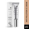 Lafz Anti-Pollution CC Cream, Non-Sticky Formula for Long-Lasting Radiant Finish, Made in Italy, Halal & Vegan, 30 ml, Light Beige