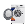 Super General Front Load Washing Machine, 6 kg, 1000 RPM, White, SGW6250NLED