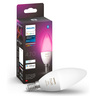 Philips Hue White and Colour Ambiance E14 Smart Candle Bulb, 5.3 W, 470 Lumen