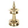 Chefline Traditional Kerala Brass Nilavilakku, Size 11