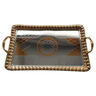 Chefline Stainless Steel Serving Tray, 50x32 cm, Gold/Silver, SG642XL