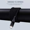 Aukey USB-C to USB-C Cable with LCD Display, 1.8m, Black, MCC102