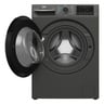 Beko Front Load Washer & Dryer, 10/7 Kg, 1400 RPM, Manhattan Grey, WD10714M