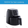 Midea Air Fryer, 4.76 L,  1500 W, Black, MFTN40D2