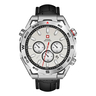 Swiss Military DOM3 Smartwatch - Silver with Black Silicon Strap +VICTOR 4 Active Noice cancelling ENC True Wireless