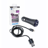 Philips Ultra Fast Dual USB Car Charger with Lightning Cable, 10.5 W, DLP2257V