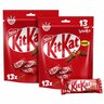 Nestle KitKat 2 Fingers Mini Bag Milk Chocolate Bag Value Pack 2 x 175.5 g