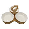 Home Ceramic Bowl, 4 inch, 3 pcs, SAN-55