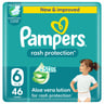 Pampers Rash Protection Taped Diapers, Size 6, 13+kg, Giant Pack, 46 pcs