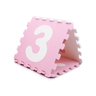 Sunta Puzzle Mat, Pack of 9, White/Pink, 1001/9B3(AB)WH/PK