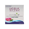 Lotus Herbals White Glow  Skin Whitening & Brightening Nourishing Night Creme 60 g