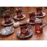 Glascom Decorative Tea Set, 6 pcs, 100 ml each, BSM193