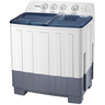 Daewoo Twin Tub Top Load Semi Automatic Washing Machine, 13 Kg, 1400 RPM, White, DW-T130W