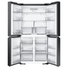 Samsung Bespoke T Style French Door Side by Side Refrigerator, 602L, Black, RF65DG90BEB1AE