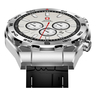 Swiss Military DOM3 Smartwatch - Silver with Black Silicon Strap +VICTOR 4 Active Noice cancelling ENC True Wireless