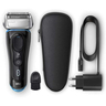 Braun Series 8 Wet & Dry Electric Shaver, Black/Blue, 8325S