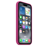 Apple iPhone 16 Silicone Case with MagSafe, Fuchsia, MYY53ZM/A