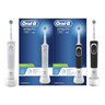 Oral-B Vitality Cross Action Rechargeable Electric Toothbrush D100.413.1 Black + White Bundle