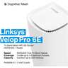 Linksys Velop Pro WiFi 6E Mesh Tri-Band System, 3 Pack, MX6203