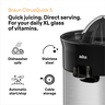 Braun Citrus Juicer, 60W, Black, CJ5050BK