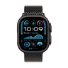 Apple Watch Ultra 2 GPS + Cellular, 49 mm Black Titanium Case with Black Titanium Milanese Loop - Large