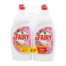 Fairy Dishwashing Liquid Rose Bloom With A Touch Of Vitamin E Value Pack 2 x 800 ml