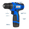 V Tools Cordless Drill, 12V with 2 Battery 1.5ah + HSS TiN Metal Drill Bit, 10 pcs, VT1202-BMC-10