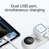 Totu Dual USB Port Fast Travel Charger, 2.4 A, CACA-022