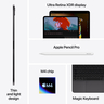 Apple iPad Pro (2024) 13 inches, Wi-Fi + Cellular, M4 Chip, 256 GB Storage, Space Black