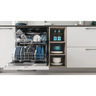 Indesit Integrated Dishwasher, White, DIE 2B19 UK