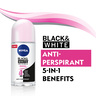 Nivea Antiperspirant Roll-On For Women Black & White Invisible Original Value Pack 2 x 50 ml