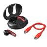 Hama Spirit Unchained ENC True Wireless Earbuds, Red, 184168