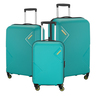 American Tourister Omega 4Wheel Hard Trolley 3Pcs Set (55cm+68cm+79cm) Blue