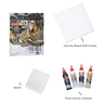 Camel Fluid Acrylic Colour, Canvas And Apron Kit – Monochrome Shade