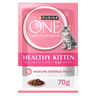 Purina One Healthy Kitten Catfood With Chicken In Gravy For 1-12 Months 70 g