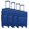 Beelite 4 Wheel PE Soft Trolley With Cover HH1026 4pcs Set Assorted Colors