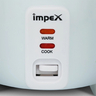 Impex Rice Cooker, 1.5 L, White, RC 2802