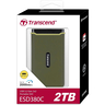 Transcend External SSD, 2TB, Military Green, TS2TESD380C