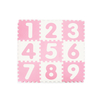 Sunta Puzzle Mat, Pack of 9, White/Pink, 1001/9B3(AB)WH/PK