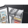 Samsung T Style French Door Side by Side Refrigerator with 21.5" Family Hub, 702L, Black, RF71DG9H0EB1AE